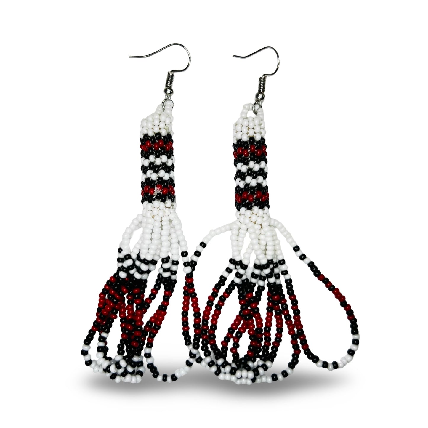 JO Beaded Fringe Earrings