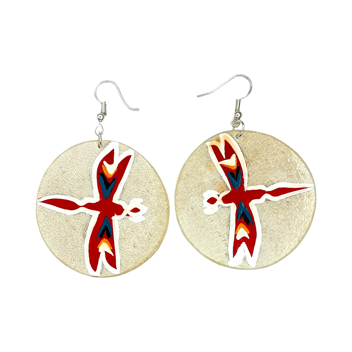 STB Dragonfly Parfleche Earrings