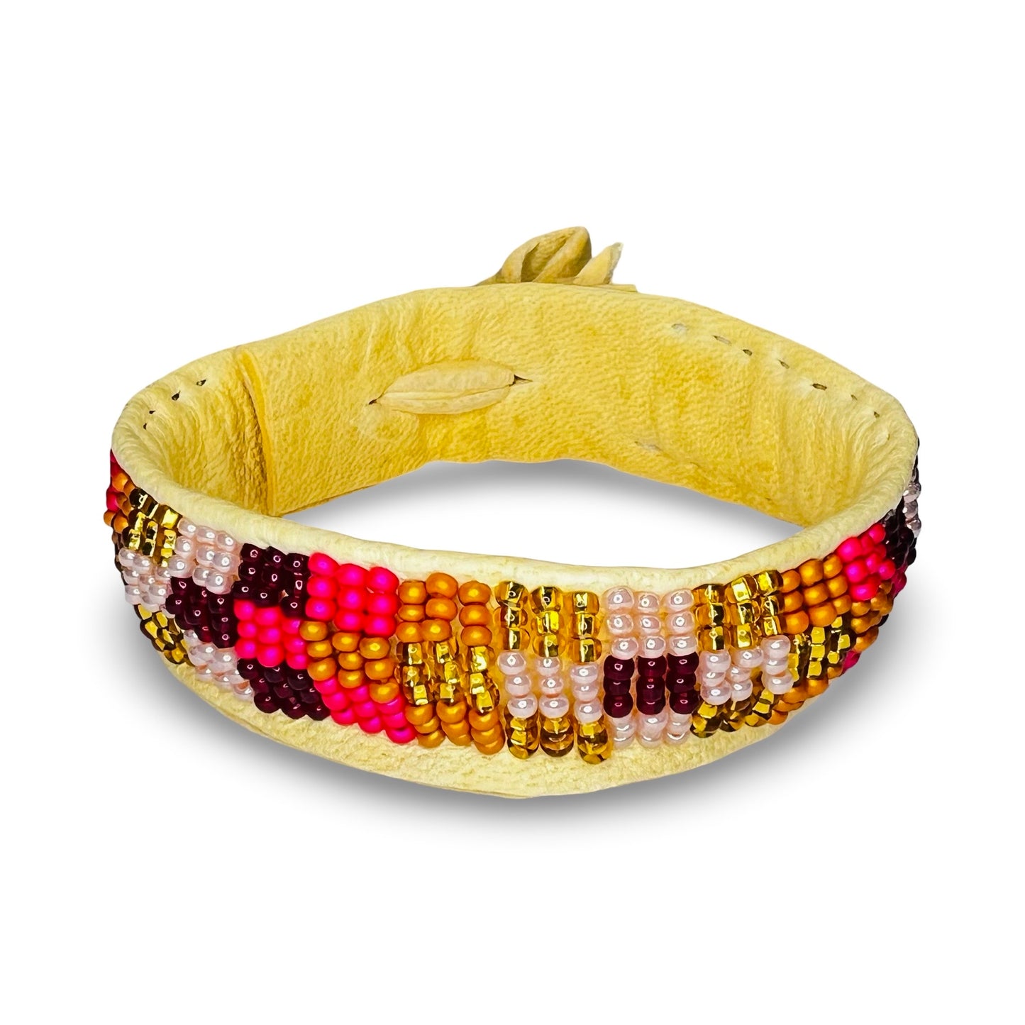 DZ Beaded Leather Bracelets
