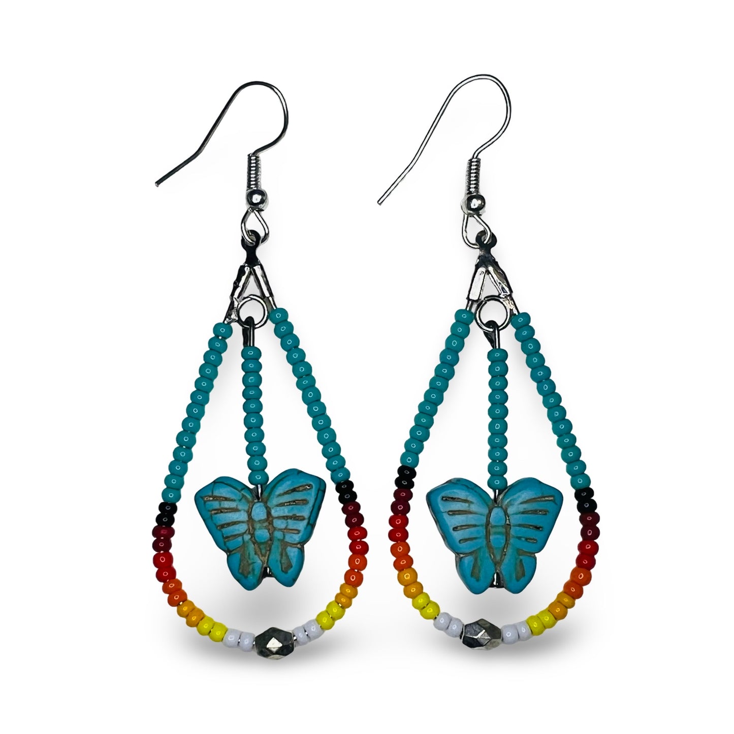 RBE Beaded Teardrop Earrings