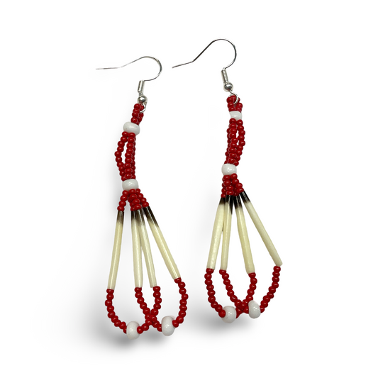 MirRC Quill Feather Earrings