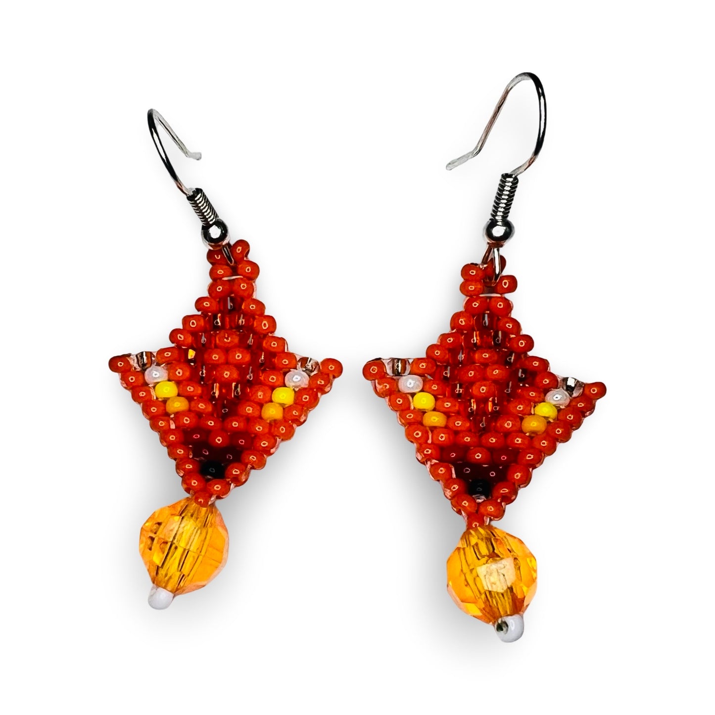 RBE Brickstitch Arrow Earrings
