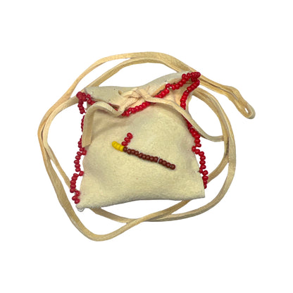 CLM Beaded Medicine Pouch
