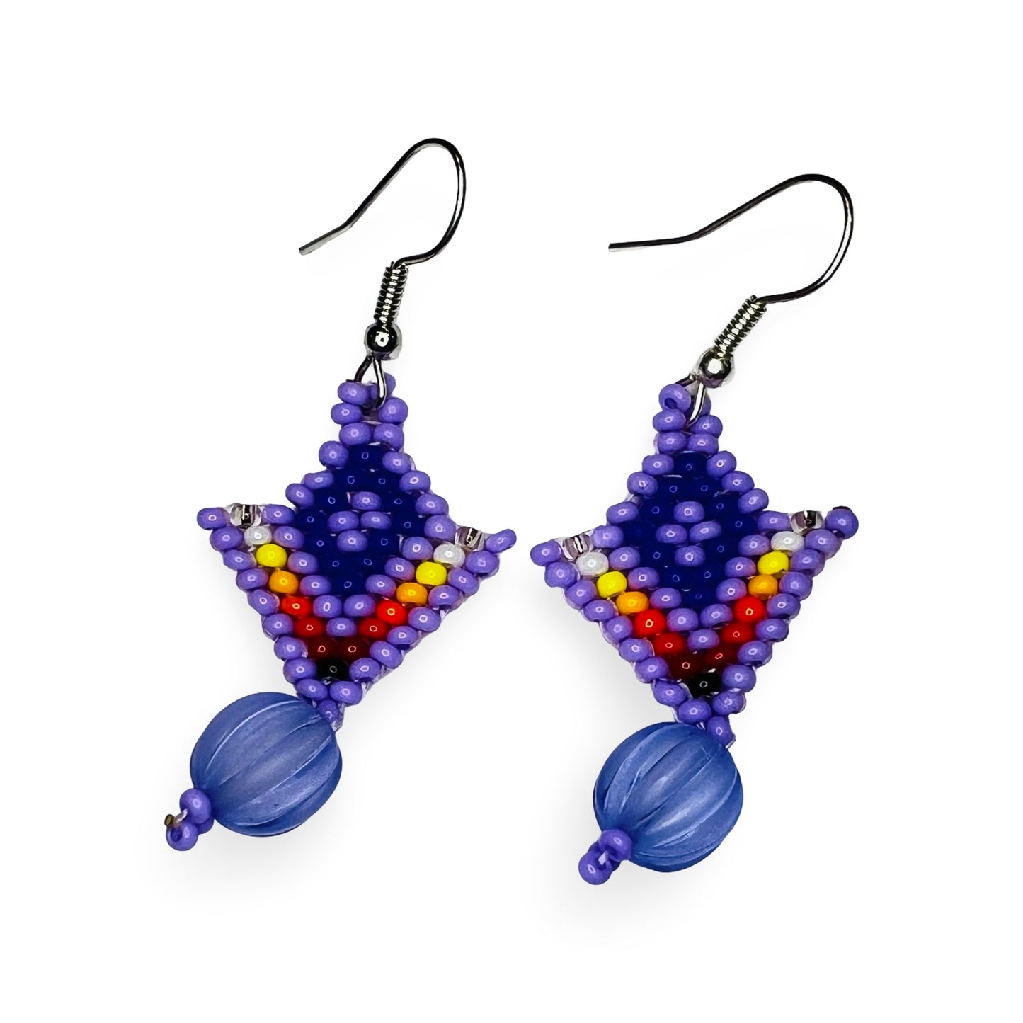 RBE Brickstitch Arrow Earrings