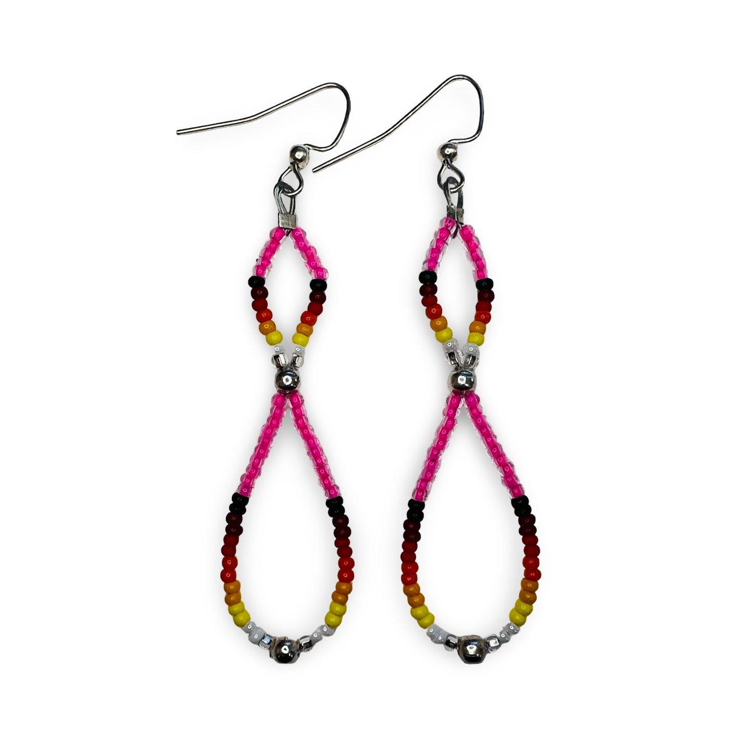 RBE Beaded Loop Earrings