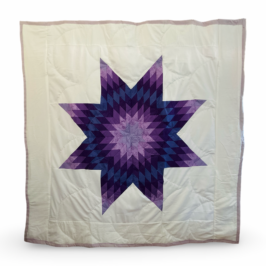 LB Purple Queen Star Quilt