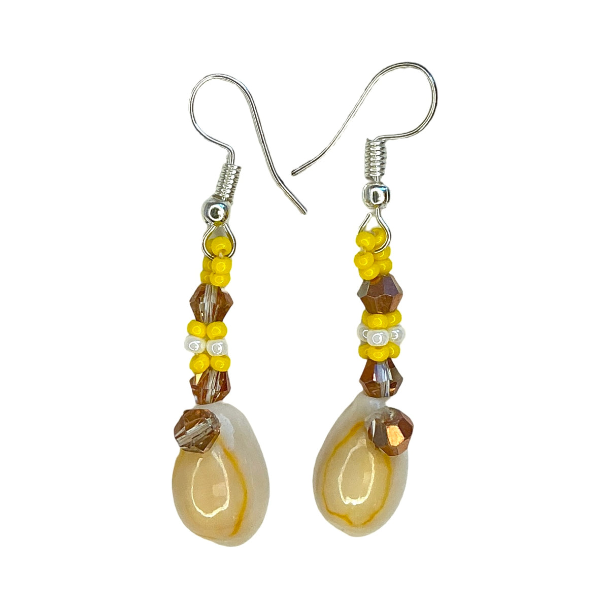LZ Shell & Bead Earrings