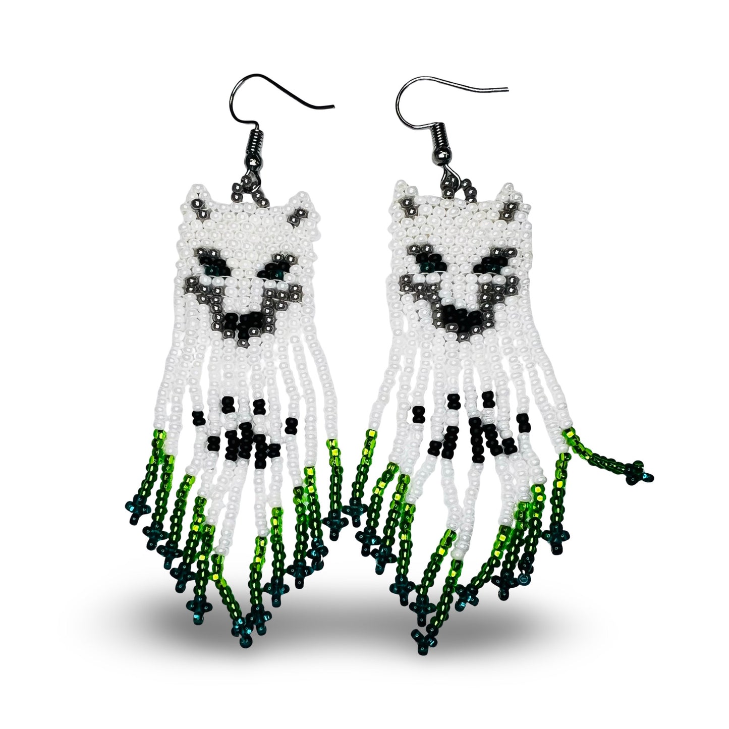 LG Wolf Earrings