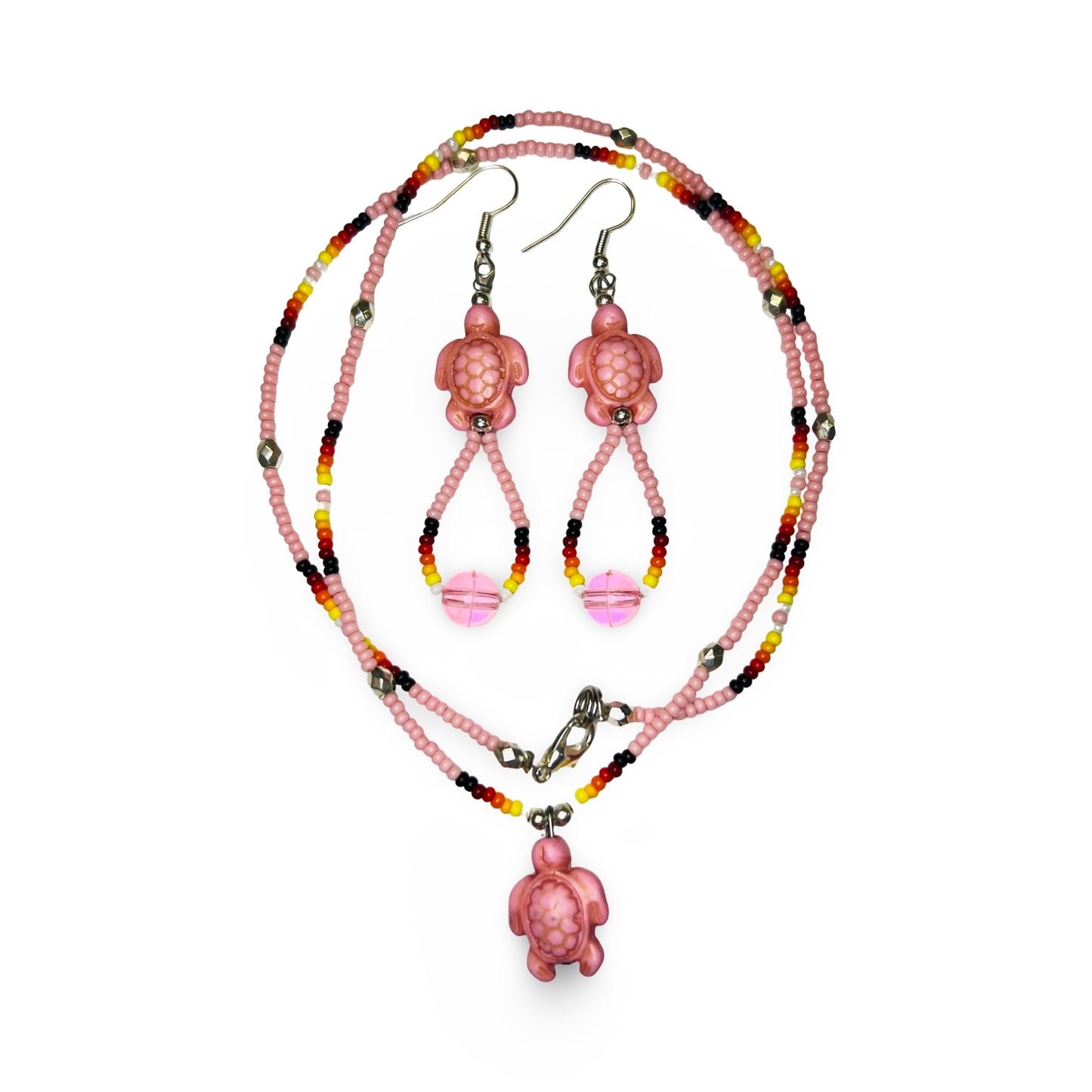 RBE Turtle Necklace/Earring Set