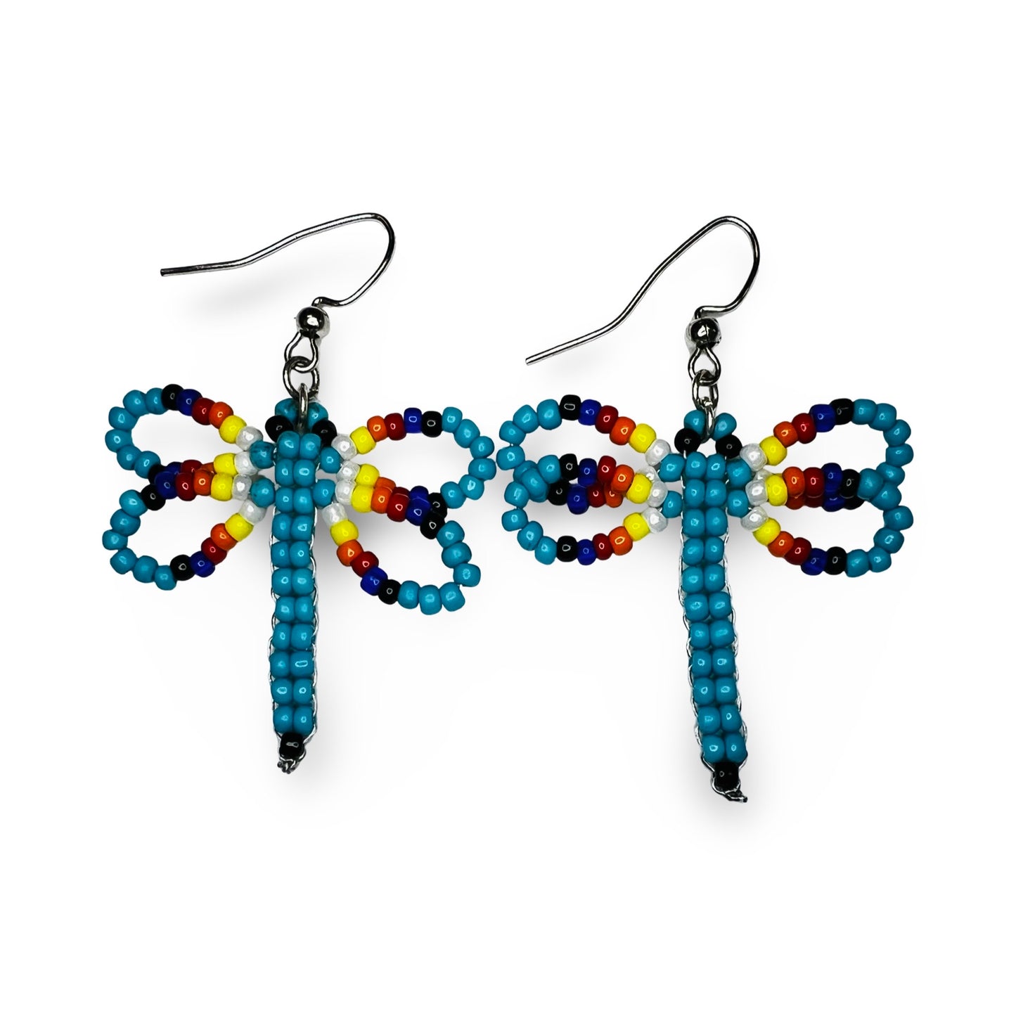CWT Beaded Dragonfly Earrings