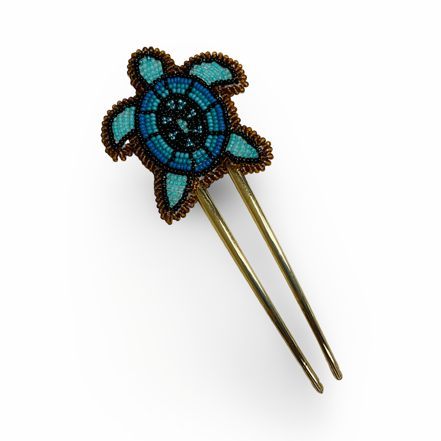 DYD Turtle Beaded Hair Pin