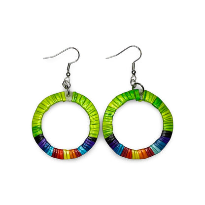 BC Quill Circle Earrings