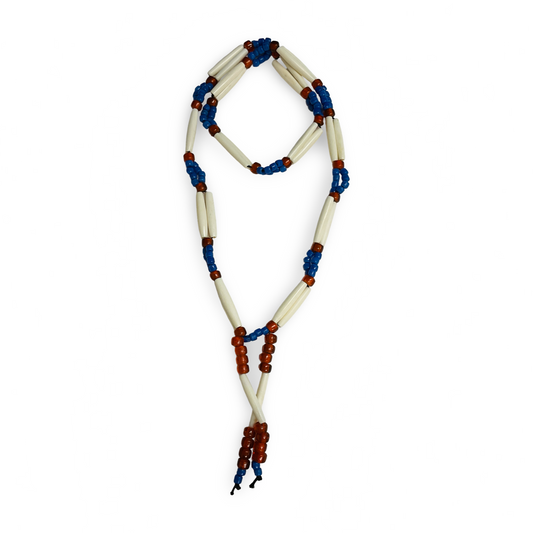ET Double Strand Hollow Bone Necklace