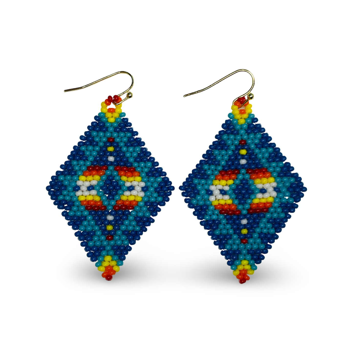 DR Brick Stitch Earrings