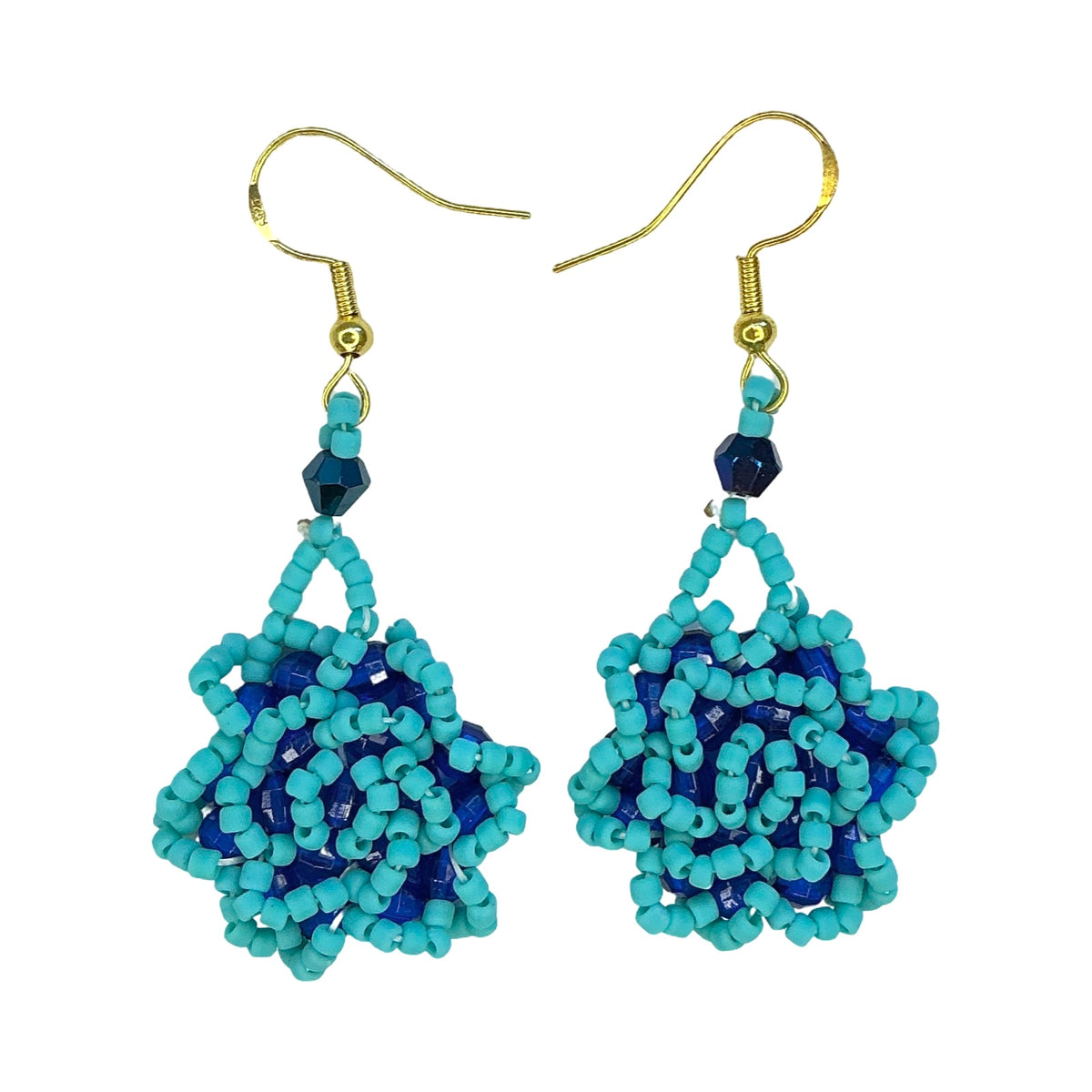 LZ Rose Bead Earrings