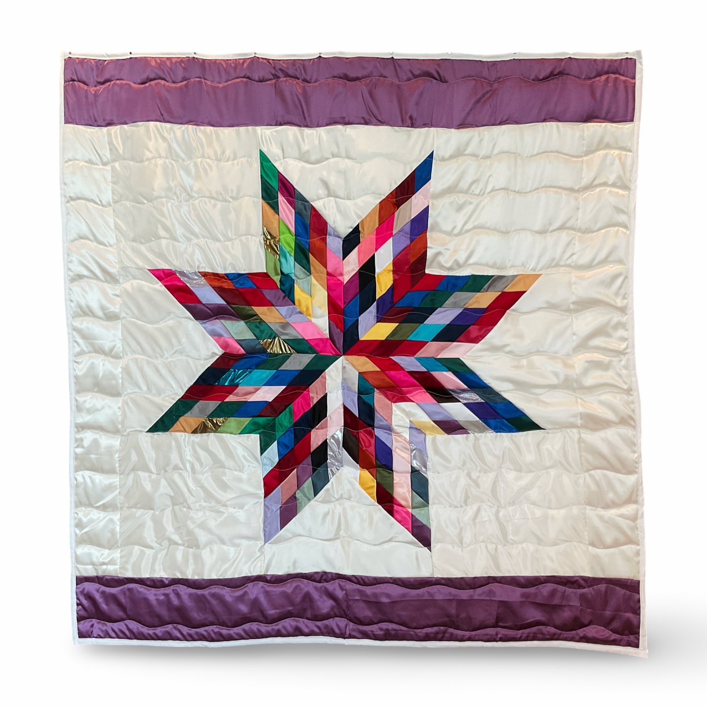 KIC Fabric Soup Queen Satin Star Quilt