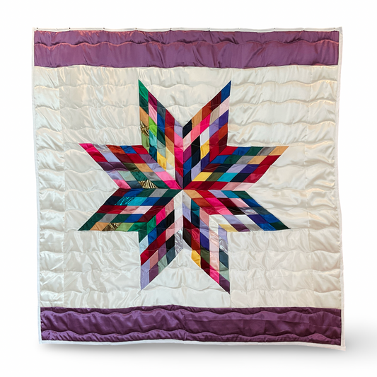 KIC Fabric Soup Queen Satin Star Quilt
