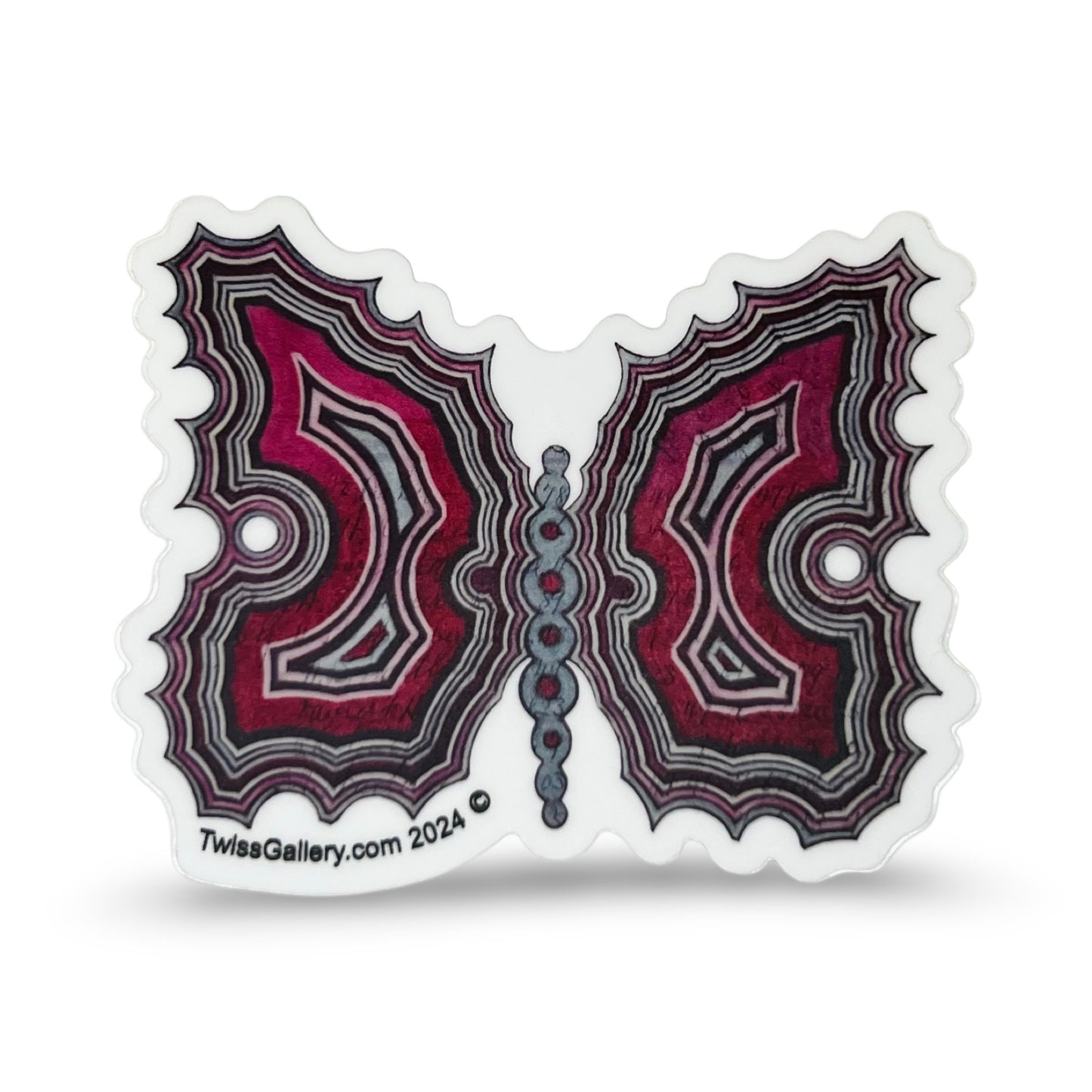 DT Butterfly Sticker