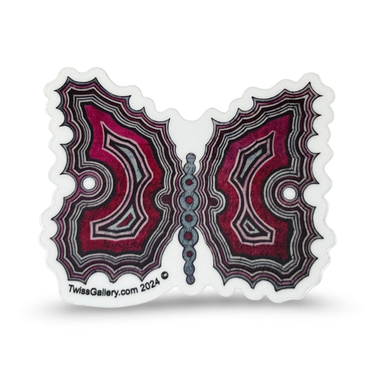 DT Butterfly Sticker