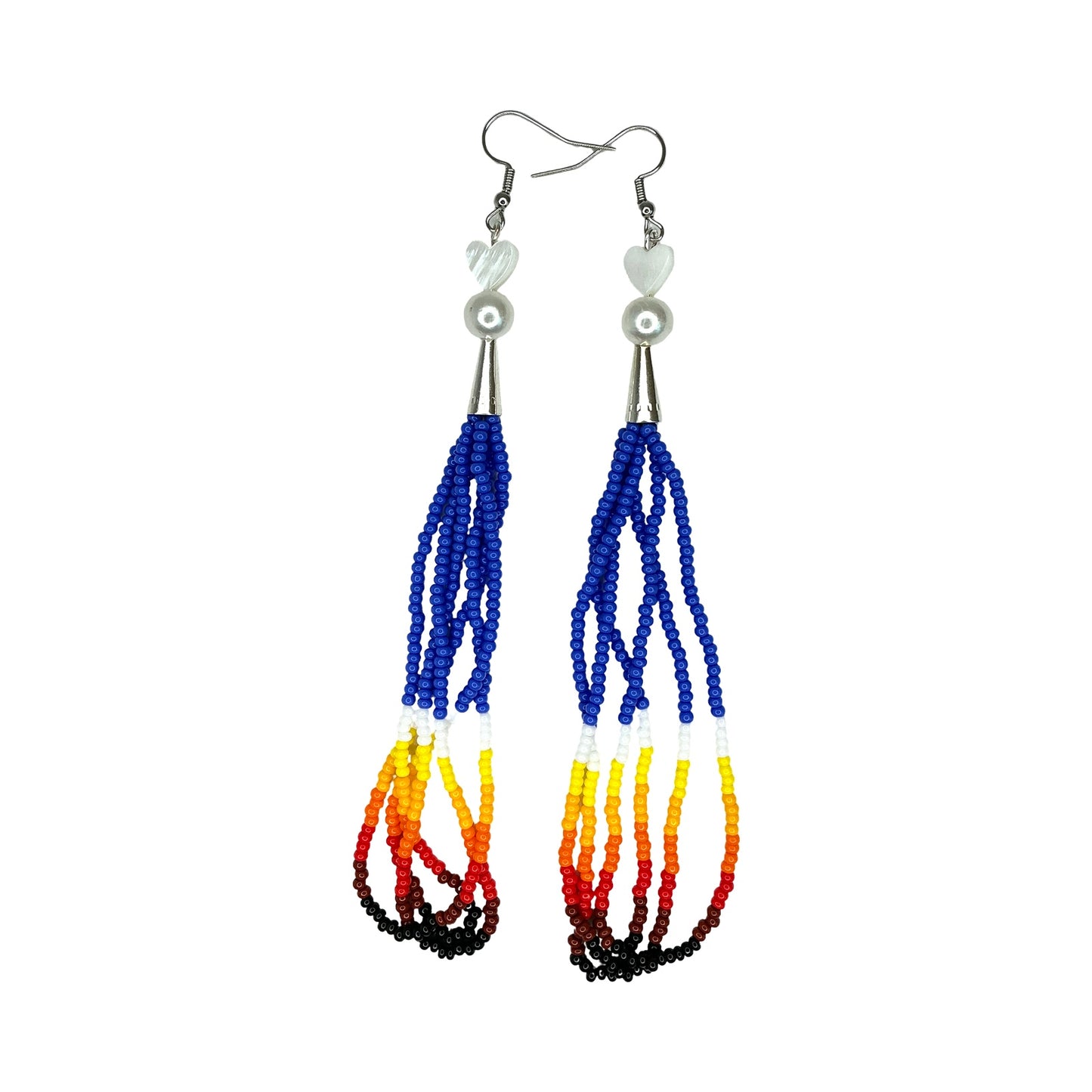 KWB Heart Bead Earrings