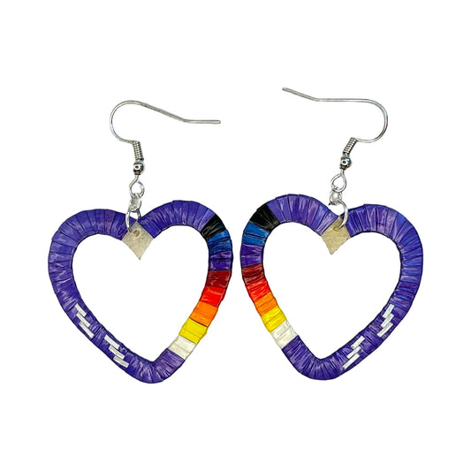 MirRC Quill Heart Earrings