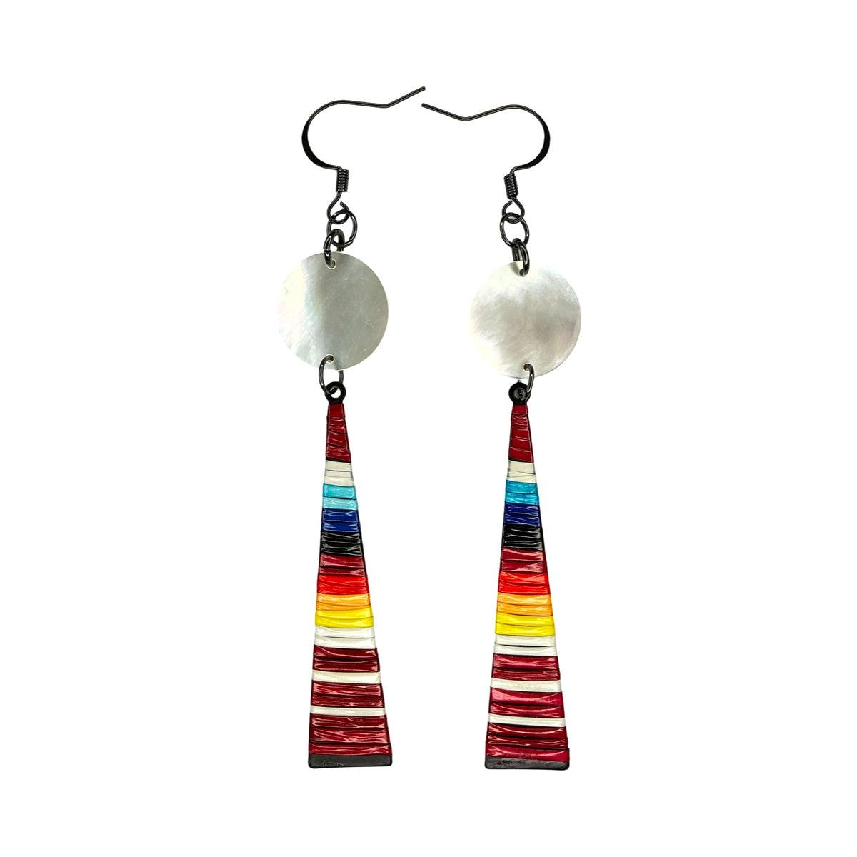 ARC 2" Quill on Metal Taper Earrings
