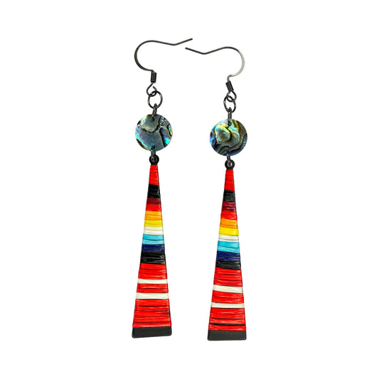 ARC 2" Quill on Metal Taper Earrings
