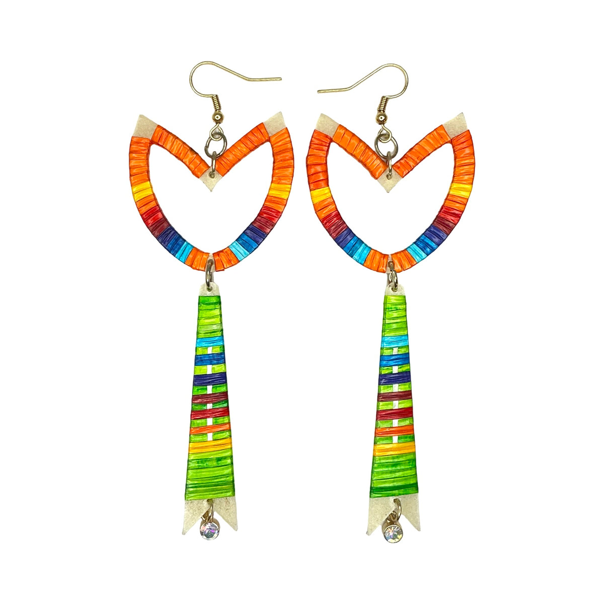 JRC 2 Tier Quill Earrings
