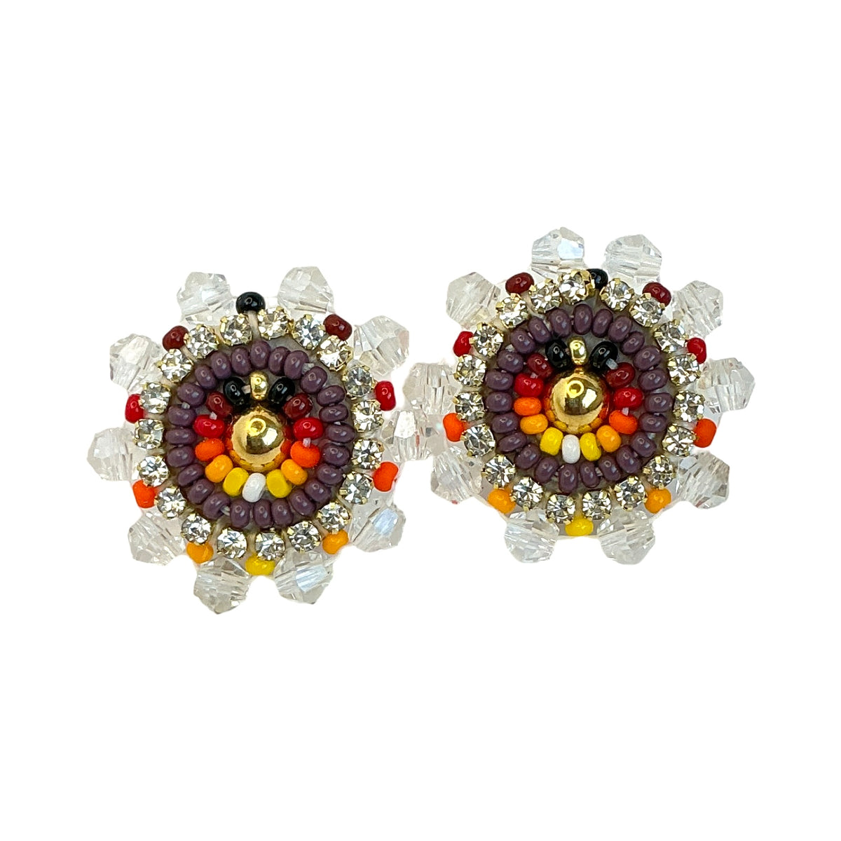 BBB Small Beaded Earrings