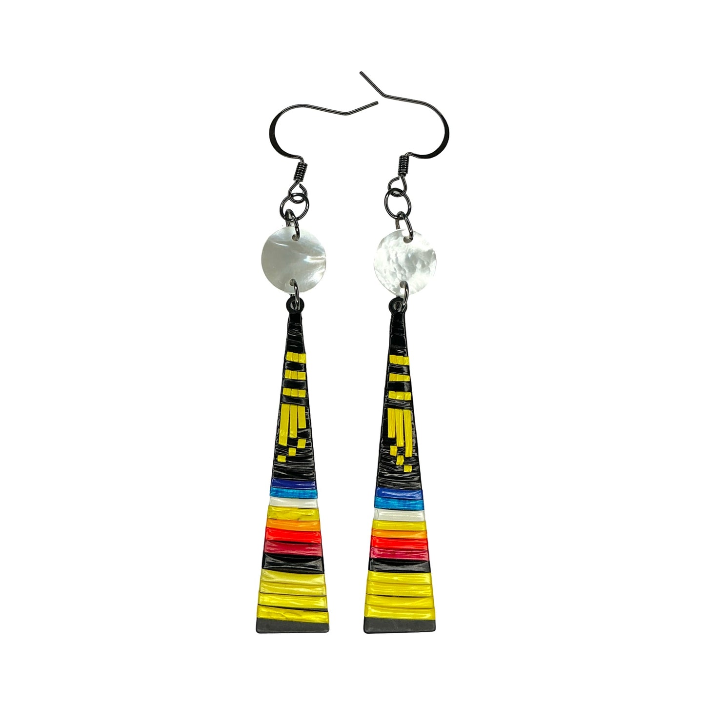 ARC 2" Quill on Metal Taper Earrings