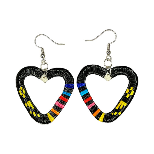 RG Quill Heart Earrings