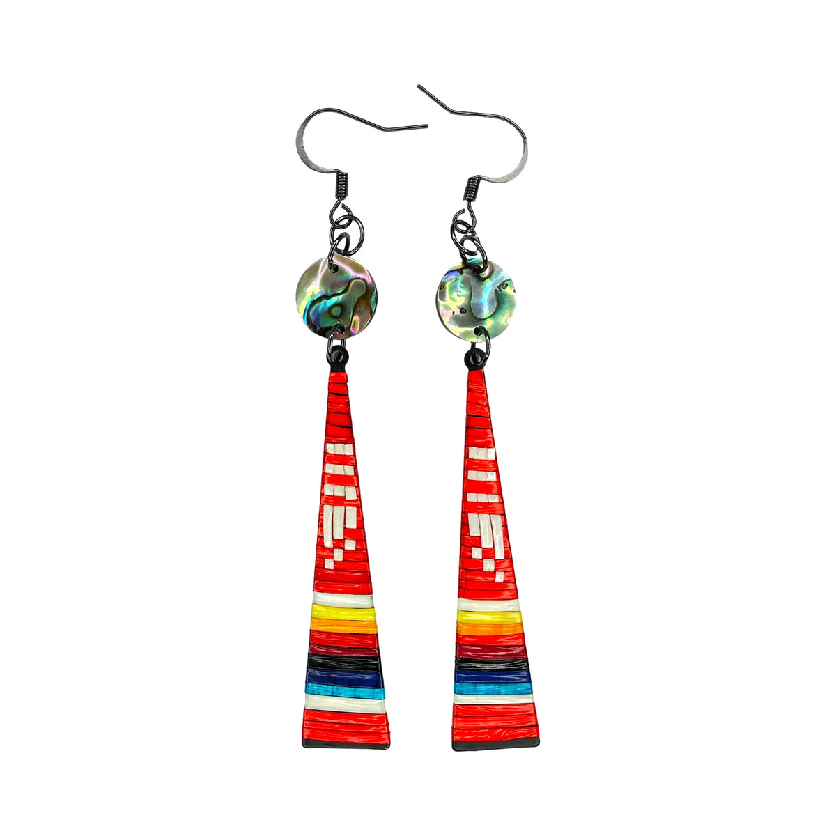 ARC 2" Quill on Metal Taper Earrings