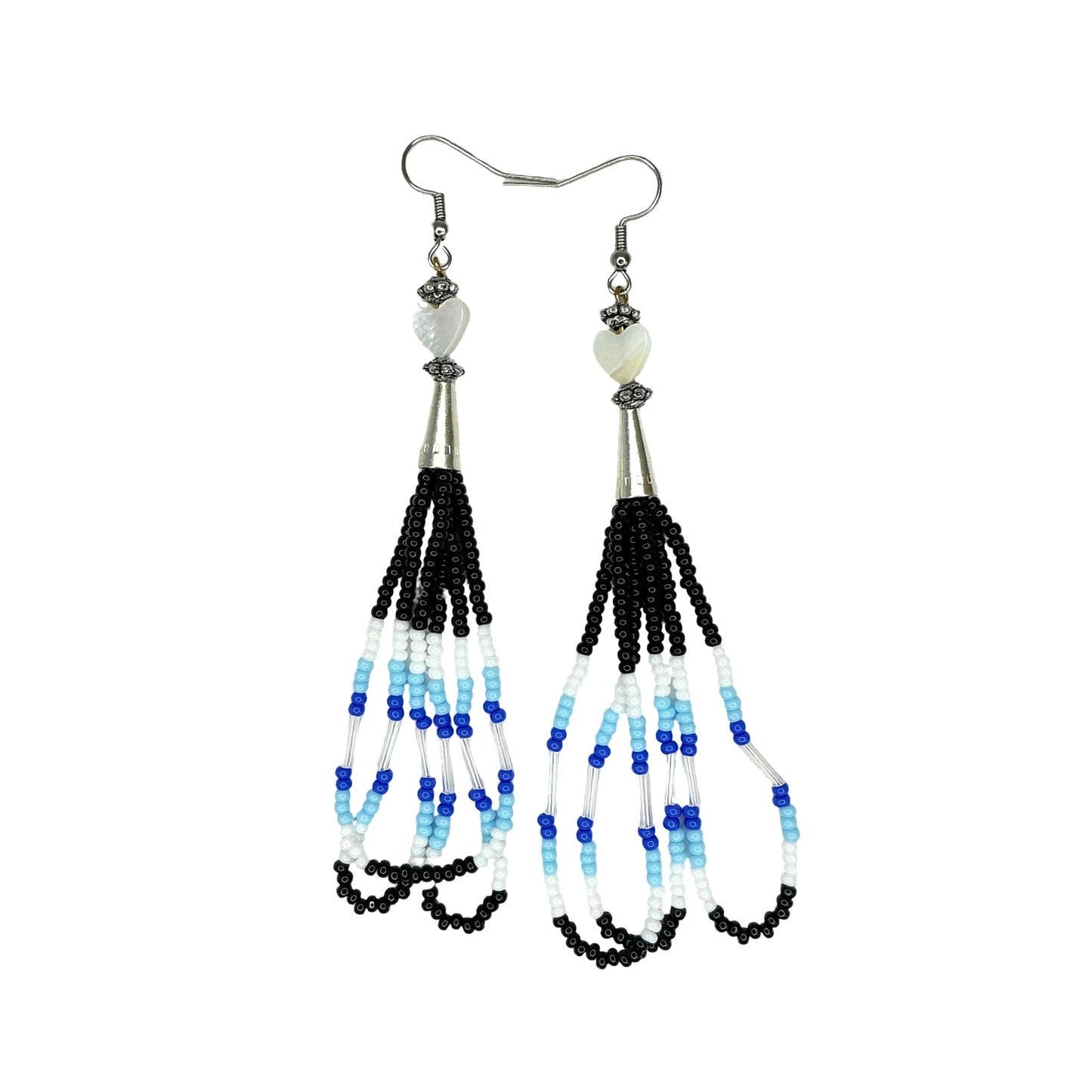 KWB Heart Bead Earrings