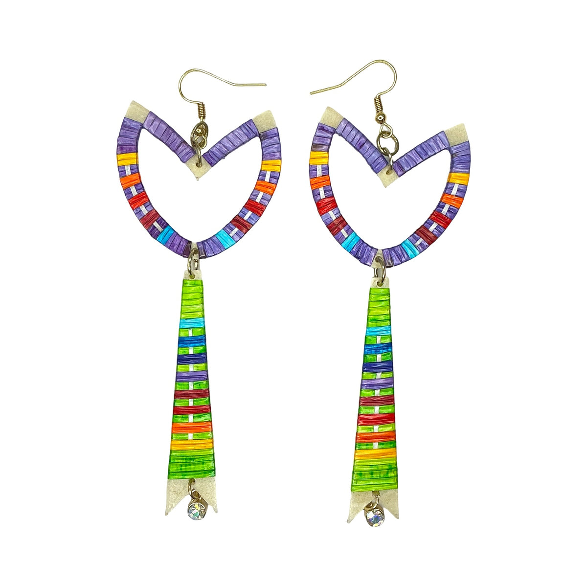 JRC 2 Tier Quill Earrings