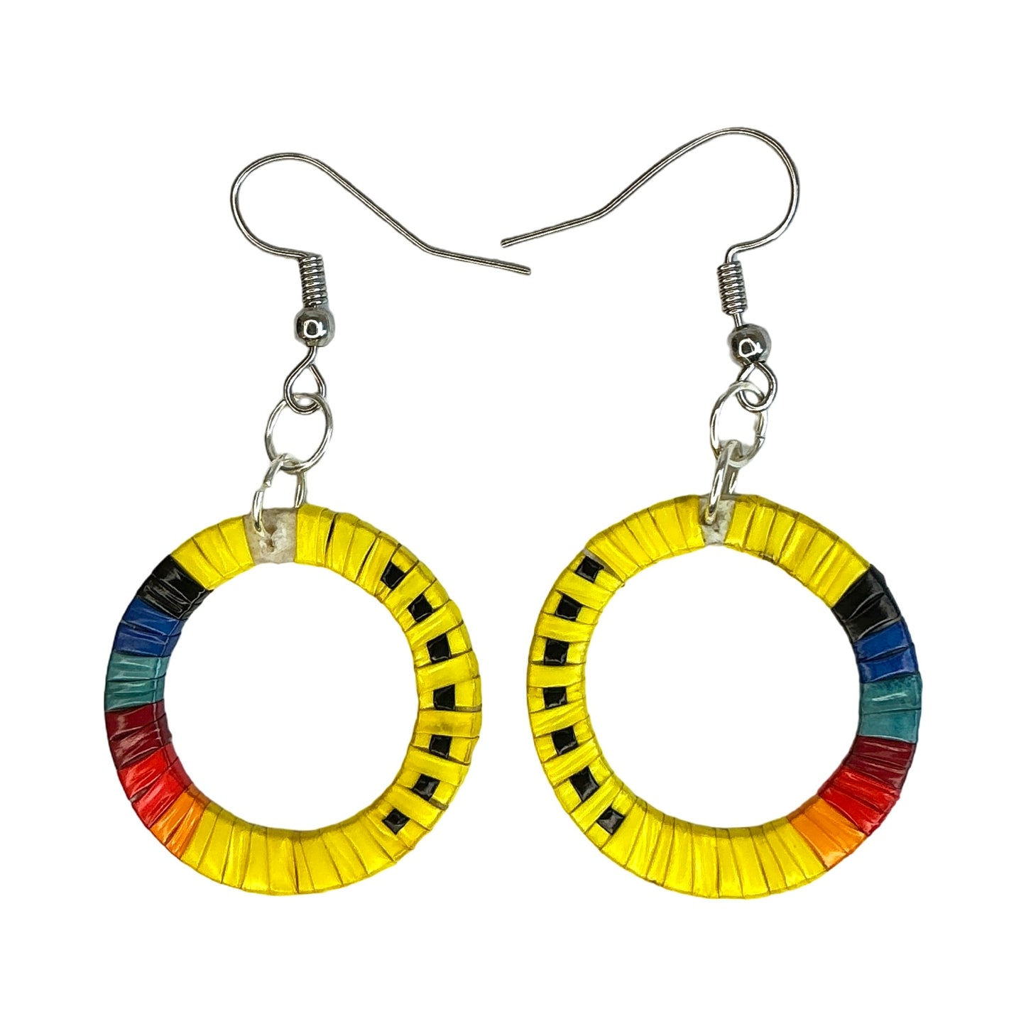 MRC Small Circle Quill Earrings