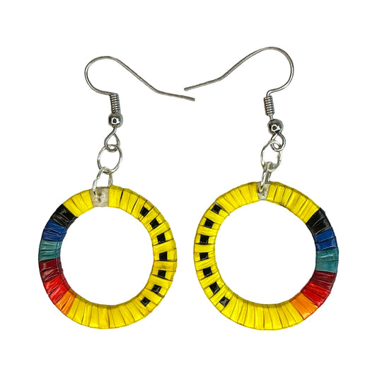 MRC Small Circle Quill Earrings