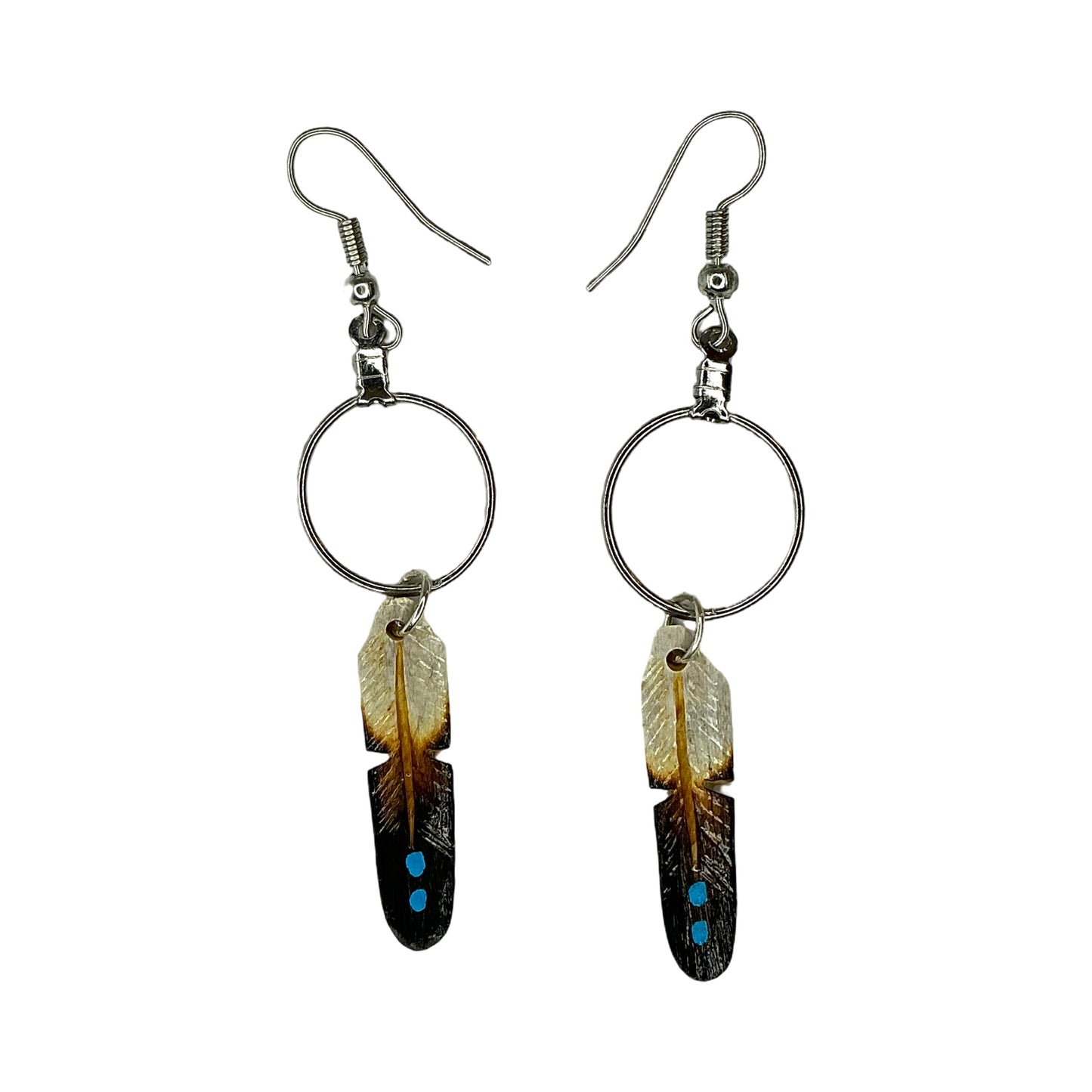 DYH Painted Feather Earrings v2