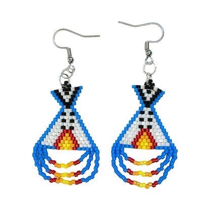 MirRC Beaded Tipi Earrings