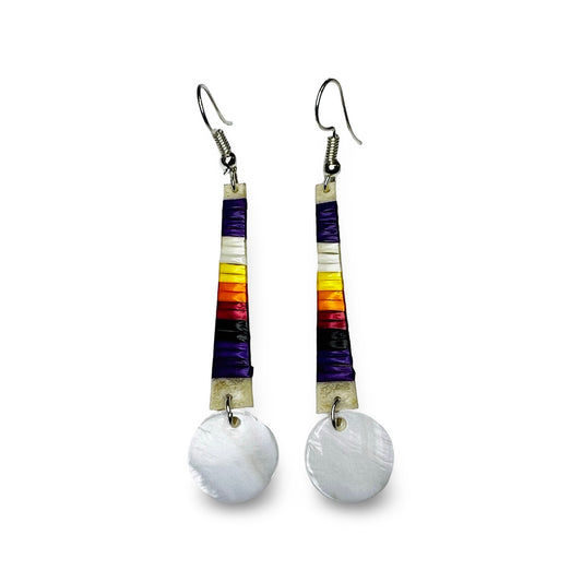 TRC Quill & Abalone Earrings