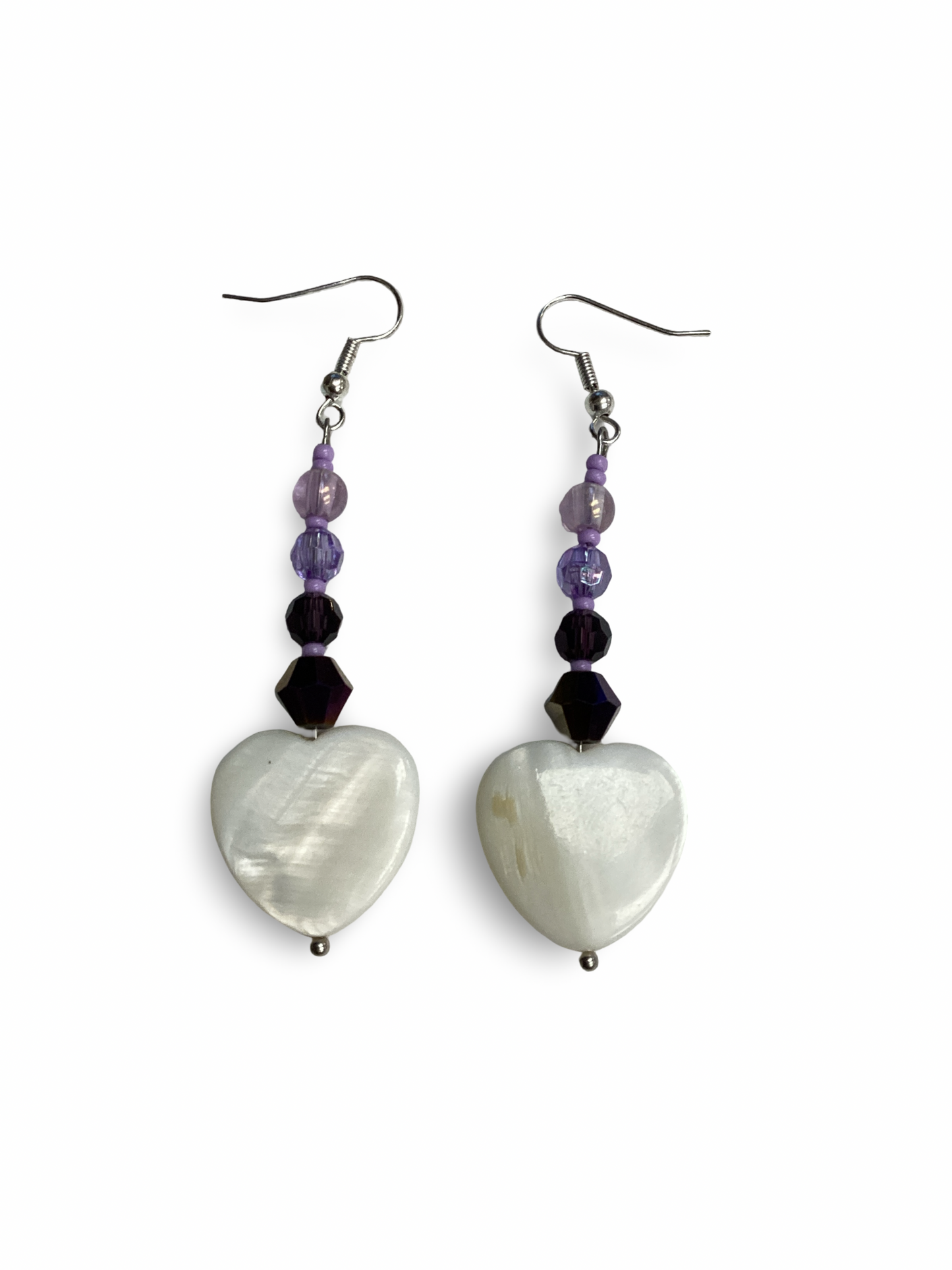 RBE Nacre Heart Earrings