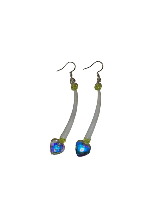 MH Single Dentalium Shell Earrings