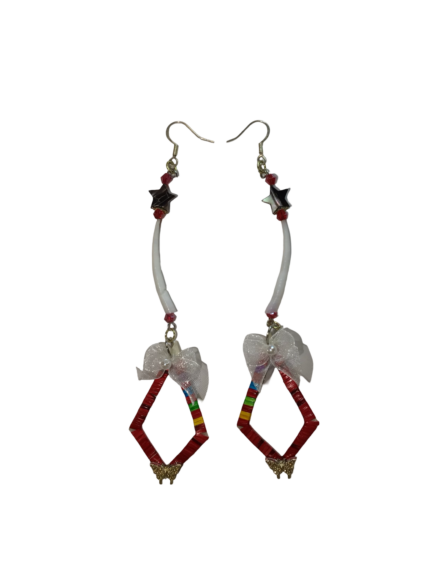 Butterfly & Star Quill Earrings