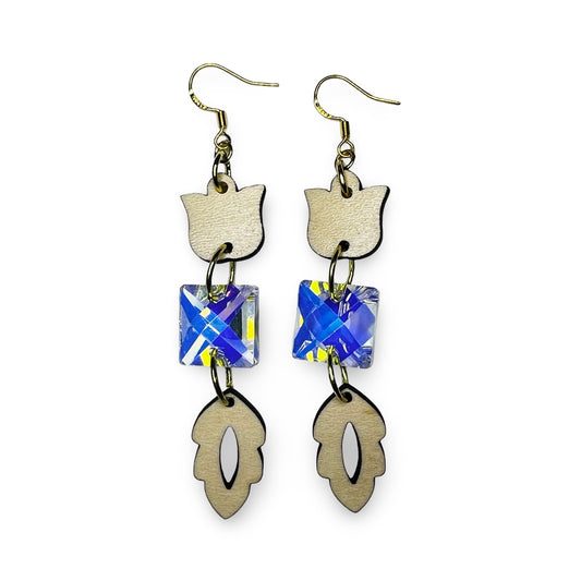 MH 3 Tier w/Gem Earrings
