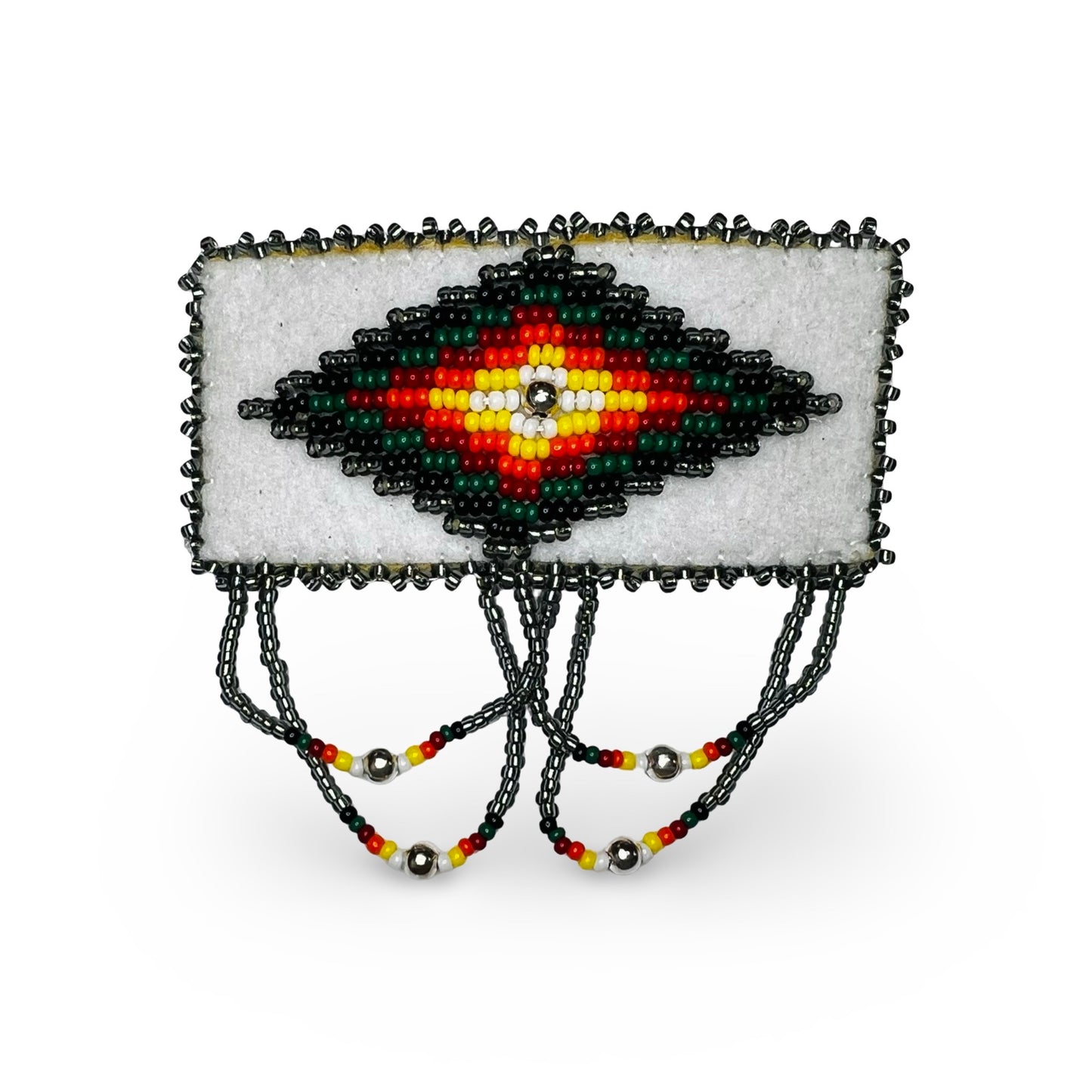 JO Beaded Barrettes w/ Fringe