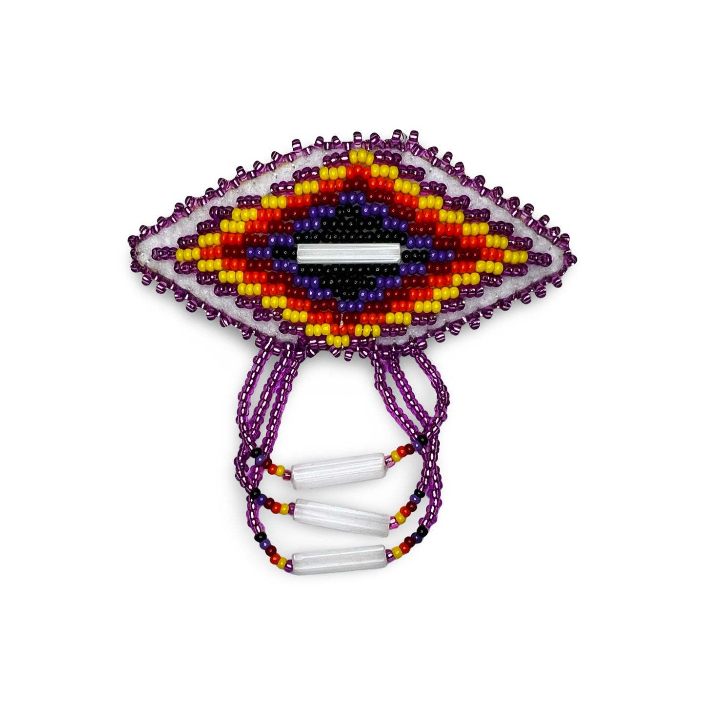 JO Beaded Barrettes w/ Fringe