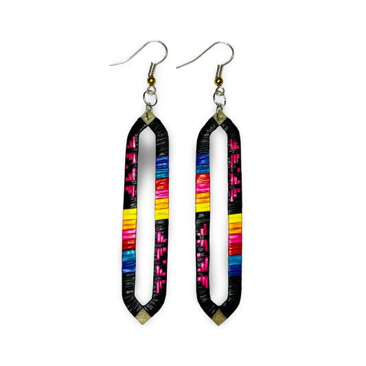 MRC Quill Gods Eye Earrings