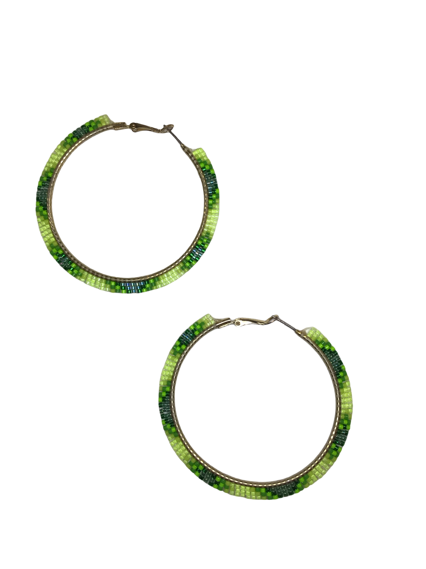 MirRC Green Hoop Earrings
