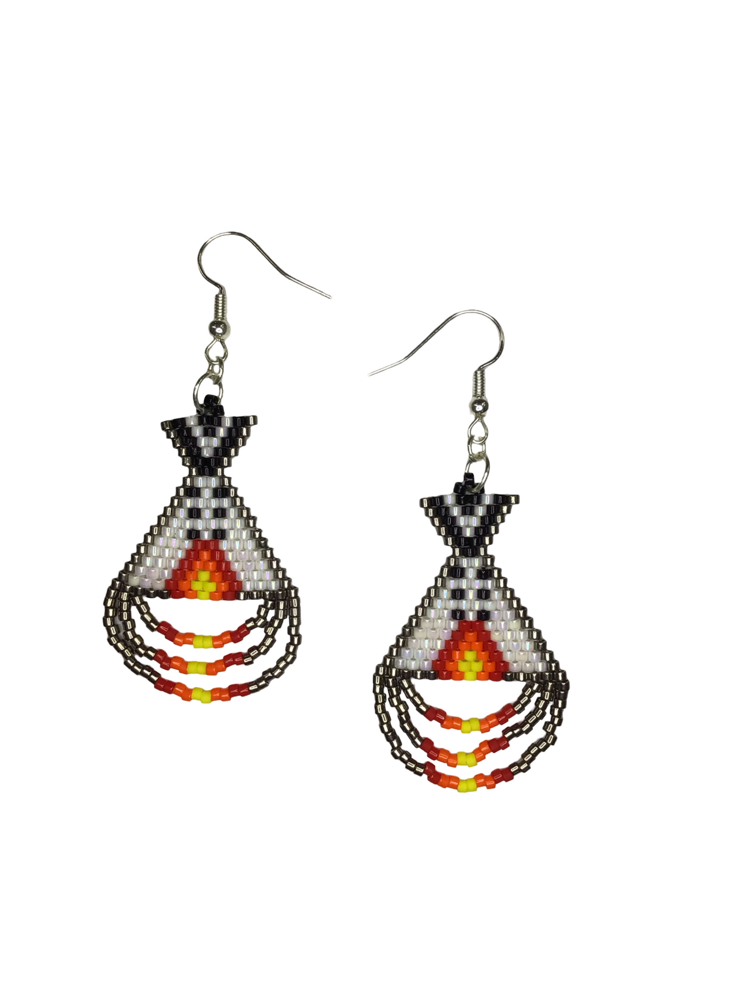 MirRC Beaded Tipi Earrings