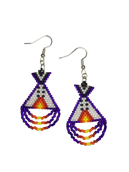 MirRC Beaded Tipi Earrings