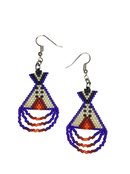 MirRC Beaded Tipi Earrings